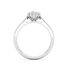 Ékszerpalota eljegyzési gyűrű 0,4ct H/SI gyémánttal BRK636 fehér arany