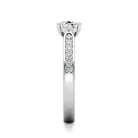 Ékszerpalota eljegyzési gyűrű 0,4ct gyémánttal BRK636 fehér arany