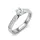 Ékszerpalota eljegyzési gyűrű 0,4ct H/SI gyémánttal BRK636 platina
