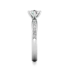 Ékszerpalota eljegyzési gyűrű 0,3ct H/SI gyémánttal BRK637 platina