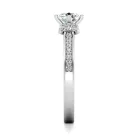 Ékszerpalota eljegyzési gyűrű 0,5ct G/VS gyémánttal BRK639 platina