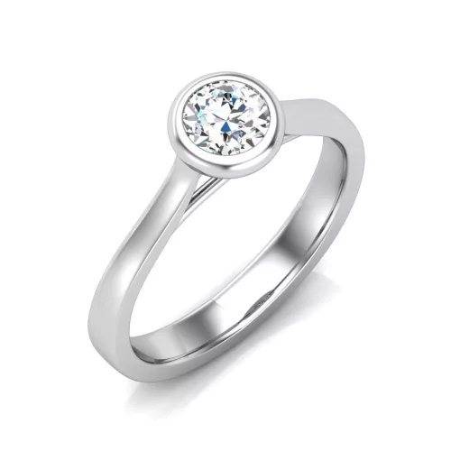 Ékszerpalota eljegyzési gyűrű 0,3ct H/SI gyémánttal BRK642 platina