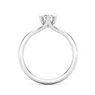 Ékszerpalota eljegyzési gyűrű 0,5ct G/VS gyémánttal BRK643 platina
