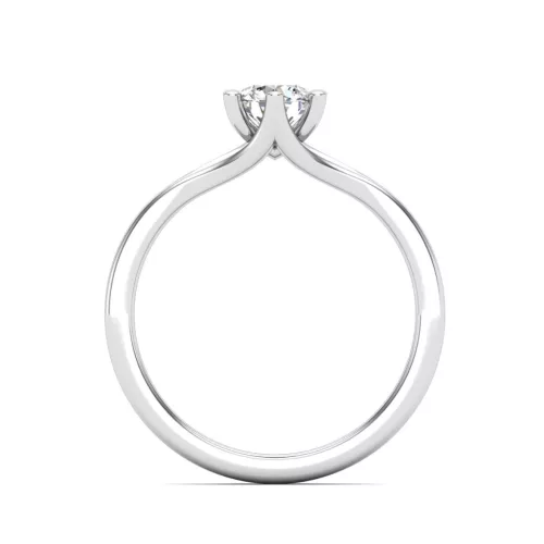 Ékszerpalota eljegyzési gyűrű 0,5ct G/VS gyémánttal BRK643 sárga arany