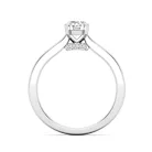 Ékszerpalota eljegyzési gyűrű 0,5ct G/VS gyémánttal BRK644 rozé arany