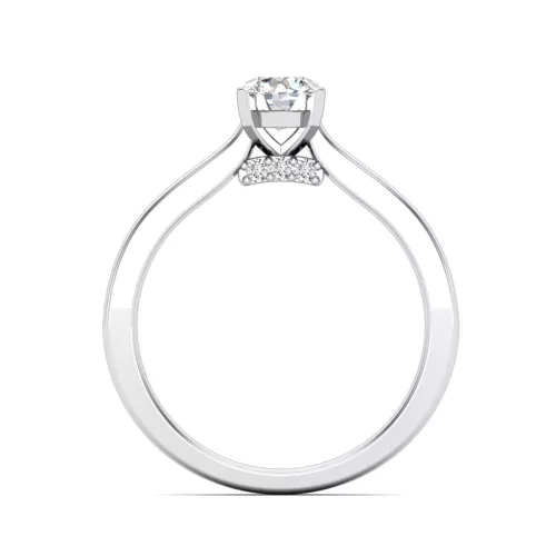 Ékszerpalota eljegyzési gyűrű 0,5ct gyémánttal BRK644 sárga arany