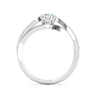 Ékszerpalota eljegyzési gyűrű 0,5ct H/SI gyémánttal BRK645 sárga arany