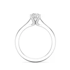 Ékszerpalota eljegyzési gyűrű 0,4ct G/VS gyémánttal BRK646 platina
