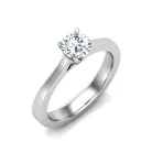 Ékszerpalota eljegyzési gyűrű 0,4ct H/SI gyémánttal BRK646 platina