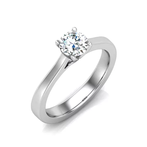Ékszerpalota eljegyzési gyűrű 0,4ct gyémánttal BRK646 platina