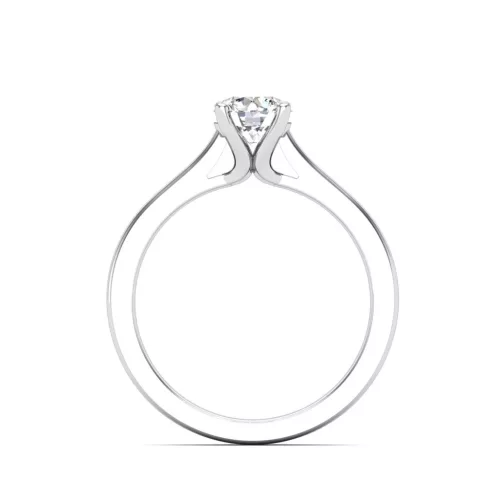Ékszerpalota eljegyzési gyűrű 0,4ct gyémánttal BRK646 platina