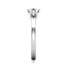 Ékszerpalota eljegyzési gyűrű 0,3ct gyémánttal BRK648 platina