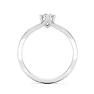 Ékszerpalota eljegyzési gyűrű 0,3ct gyémánttal BRK648 platina