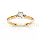 Ékszerpalota eljegyzési gyűrű 0,25ct H/SI gyémánttal BRK649 sárga arany