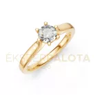 Ékszerpalota eljegyzési gyűrű 0,5ct H/SI gyémánttal BRK649 sárga arany