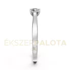 Ékszerpalota eljegyzési gyűrű 0,25ct gyémánttal BRK650 fehér arany