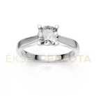 Ékszerpalota eljegyzési gyűrű 0,8ct gyémánttal BRK650 fehér arany