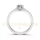 Ékszerpalota eljegyzési gyűrű 0,4ct gyémánttal BRK650 platina