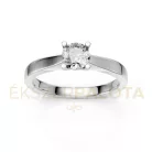 Ékszerpalota eljegyzési gyűrű 0,4ct gyémánttal BRK650 platina