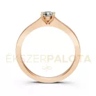 Ékszerpalota eljegyzési gyűrű 0,25ct H/SI gyémánttal BRK650 rozé arany