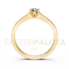 Ékszerpalota eljegyzési gyűrű 0,25ct H/SI gyémánttal BRK650 sárga arany