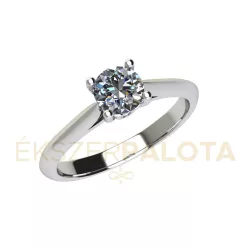   Ékszerpalota eljegyzési gyűrű  0.5ct gyémánttal BRK657 platina 