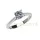 Ékszerpalota eljegyzési gyűrű  0.5ct gyémánttal BRK657 platina 