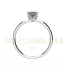 Ékszerpalota eljegyzési gyűrű 1ct gyémánttal BRK659 platina 