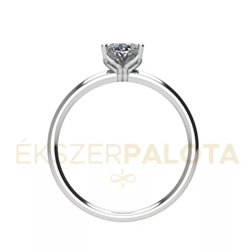 Ékszerpalota eljegyzési gyűrű 1ct gyémánttal BRK659 platina 
