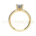 Ékszerpalota eljegyzési gyűrű 1,5ct gyémánttal BRK660 sárga arany 