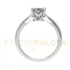 Ékszerpalota eljegyzési gyűrű 1,5ct gyémánttal BRK662 fehér arany 
