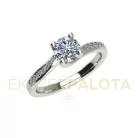 Ékszerpalota eljegyzési gyűrű 0,7ct G/VS gyémánttal BRK666 platina 
