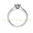 Ékszerpalota eljegyzési gyűrű 0,7ct G/VS gyémánttal BRK667 platina 