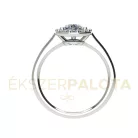 Ékszerpalota eljegyzési gyűrű 0,8ct gyémánttal BRK671 fehér arany 