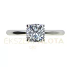 Ékszerpalota eljegyzési gyűrű 1ct G/VS gyémánttal BRK675 platina 