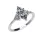 Ékszerpalota eljegyzési gyűrű 0.9ct gyémánttal BRK694 fehér arany
