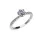 Ékszerpalota eljegyzési gyűrű 0.6ct gyémánttal BRK697 fehér arany