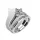 Ékszerpalota eljegyzési gyűrű szett 0.5ct H/SI gyémánttal EMB 006 platina 