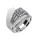 Ékszerpalota eljegyzési gyűrű szett 0.5ct gyémánttal EMB 007 platina 