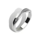 Ékszerpalota eljegyzési gyűrű szett 0.5ct H/SI gyémánttal EMB 015 platina 