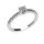 Ékszerpalota eljegyzési gyűrű 0,2ct gyémánttal OLG109 platina