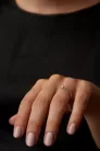 Ékszerpalota eljegyzési gyűrű 0,2ct gyémánttal OLG109 platina